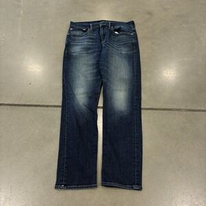 Lucky Brand Jeans Mens 30x30 Blue 121 Slim Stretch Dark Wash Denim Faded Dark